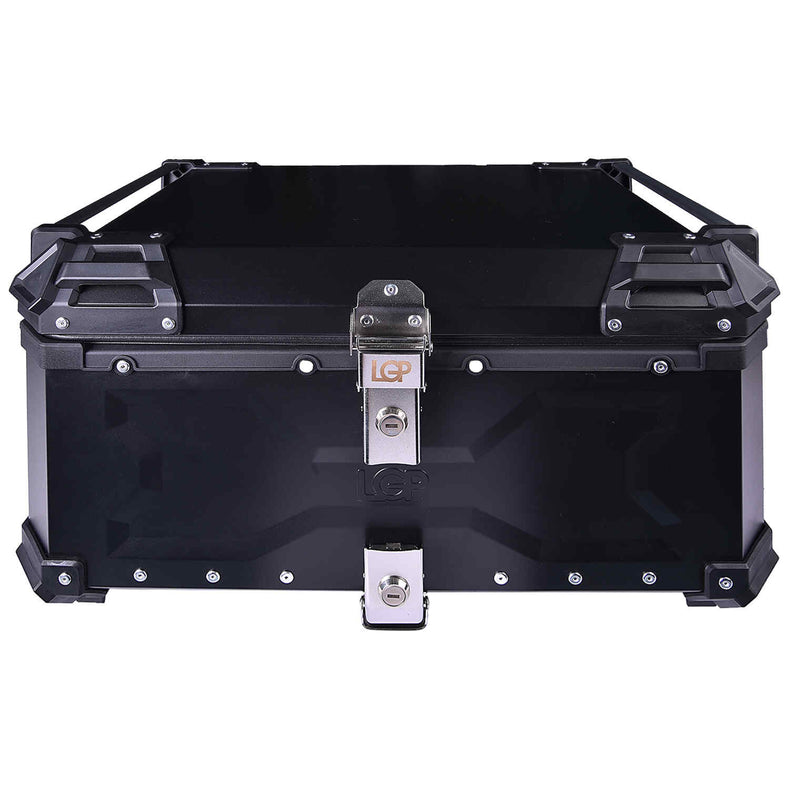 LGP 65L Type X motorcycle top box black aluminum