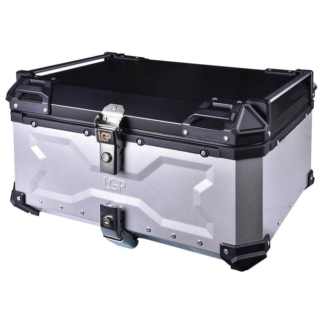 LGP 65L Type X motorcycle top box black aluminum
