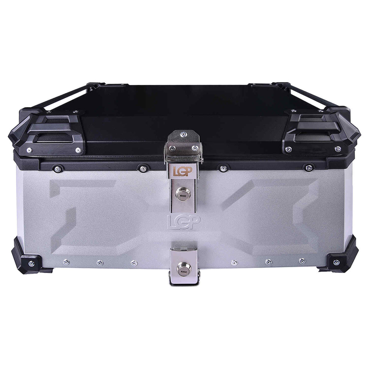 LGP 65L Type X motorcycle top box black aluminum