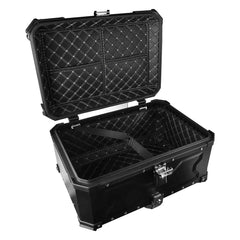 LGP 65L Type X motorcycle top box black aluminum