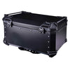 LGP 65L motorcycle top box black aluminum with backrest