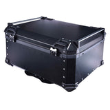 LGP 80L motorcycle top box plane design black aluminum