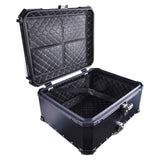 LGP 80L motorcycle top box plane design black aluminum