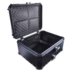 LGP 80L motorcycle top box plane design black aluminum