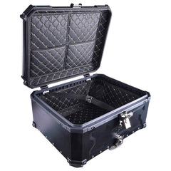 LGP 80L Type X motorcycle top box black aluminum heavy duty
