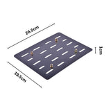 LGP 15L motorcycle top box carrier plate black