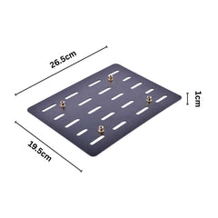 LGP 15L motorcycle top box carrier plate black