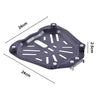LGP 25L motorcycle top box carrier plate black