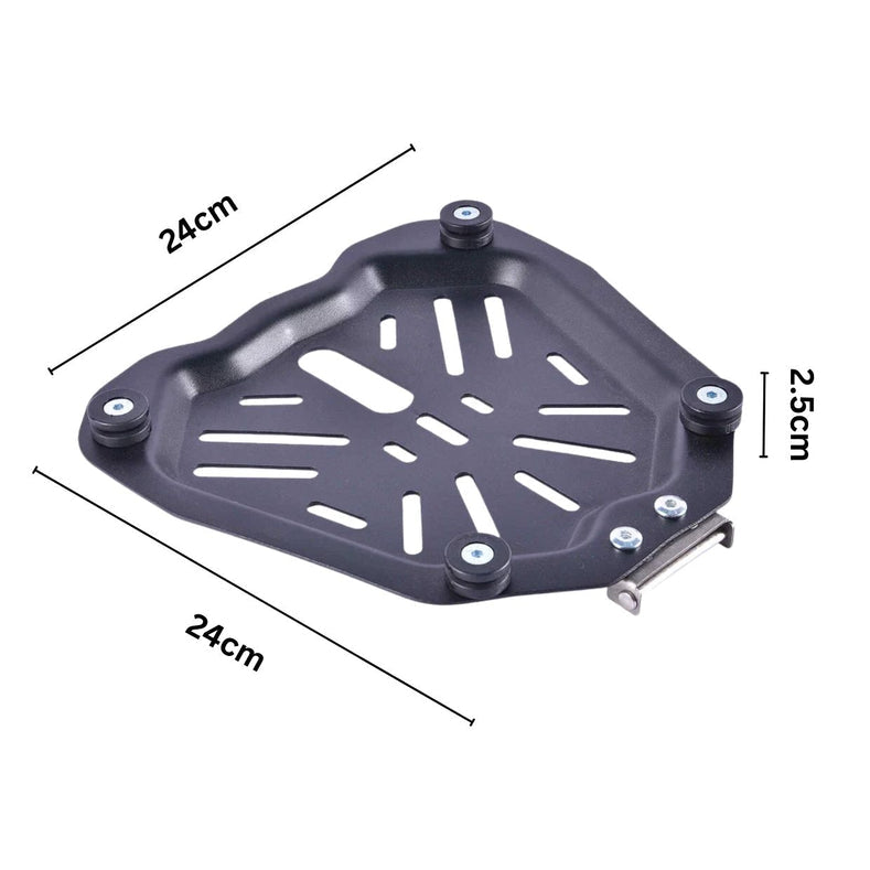LGP 25L motorcycle top box carrier plate black