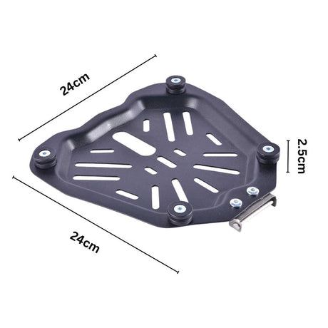 LGP 25L motorcycle top box carrier plate black