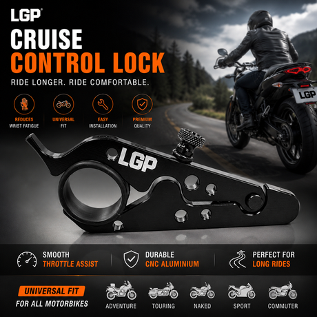 LGP motorcycle cruise control lock for all bikes