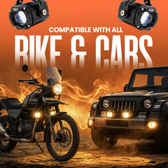 LGP DK150S 70W LED motorcycle spotlight with 7200 lumens auxiliary driving light