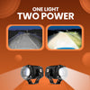 LGP DK150S 70W LED motorcycle spotlight with 7200 lumens auxiliary driving light