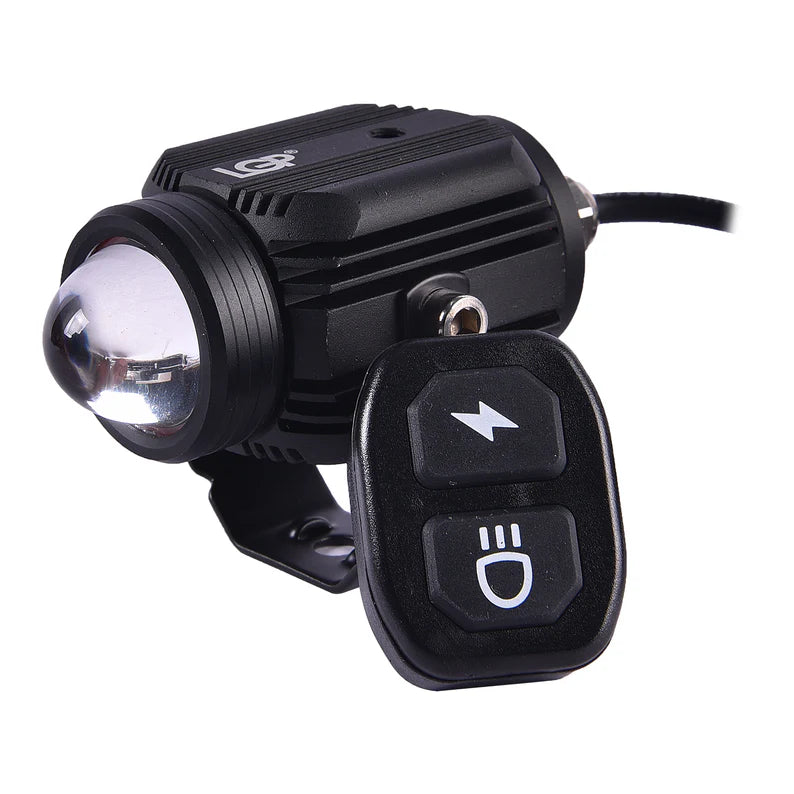 LGP DK16 fog lamp 45W dual color yellow white with wireless switch for motorcycles