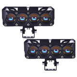 LGP DK400 Projector Fog Lamp 100W | Dual Color Yellow & White | 10000LM | Universal Bike Fog Light