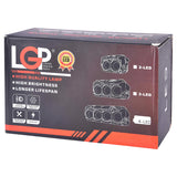 LGP DK400 Projector Fog Lamp 100W | Dual Color Yellow & White | 10000LM | Universal Bike Fog Light