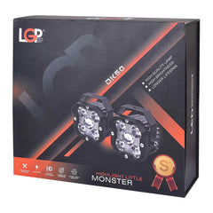 LGP DK50 High Power Spotlight 110W 13750LM | Dual Color Yellow & White | Bike Fog Lamp