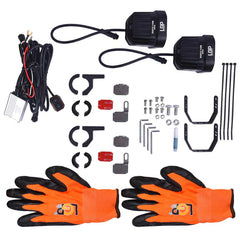 LGP DK50 High Power Spotlight 110W 13750LM | Dual Color Yellow & White | Bike Fog Lamp