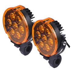 LGP DK80 Pro 160W Motorcycle Spotlight 20000LM | Dual Color Yellow & White | IP67 Waterproof