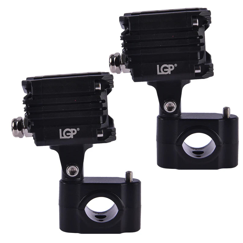 LGP MK05 Motorcycle Spotlight 60W 7000LM | Dual Color Yellow & White | Waterproof Fog Lamp
