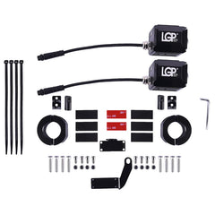 LGP MK07 Motorcycle Spotlight 80W 7000LM | Dual Color Yellow & White | Waterproof Fog Lamp