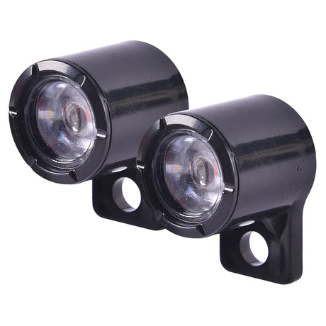 LGP Dual Color Bumper Flashing Light for Bikes & Cars – Red Blue LED Brake Safety Light