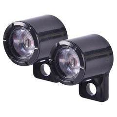 LGP Dual Color Bumper Flashing Light for Bikes & Cars – Red Blue LED Brake Safety Light