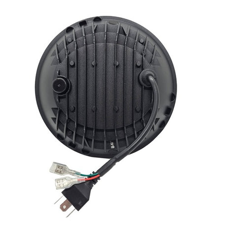 LIU HJG 7 Inch Diamond Cut Round Led Headlight