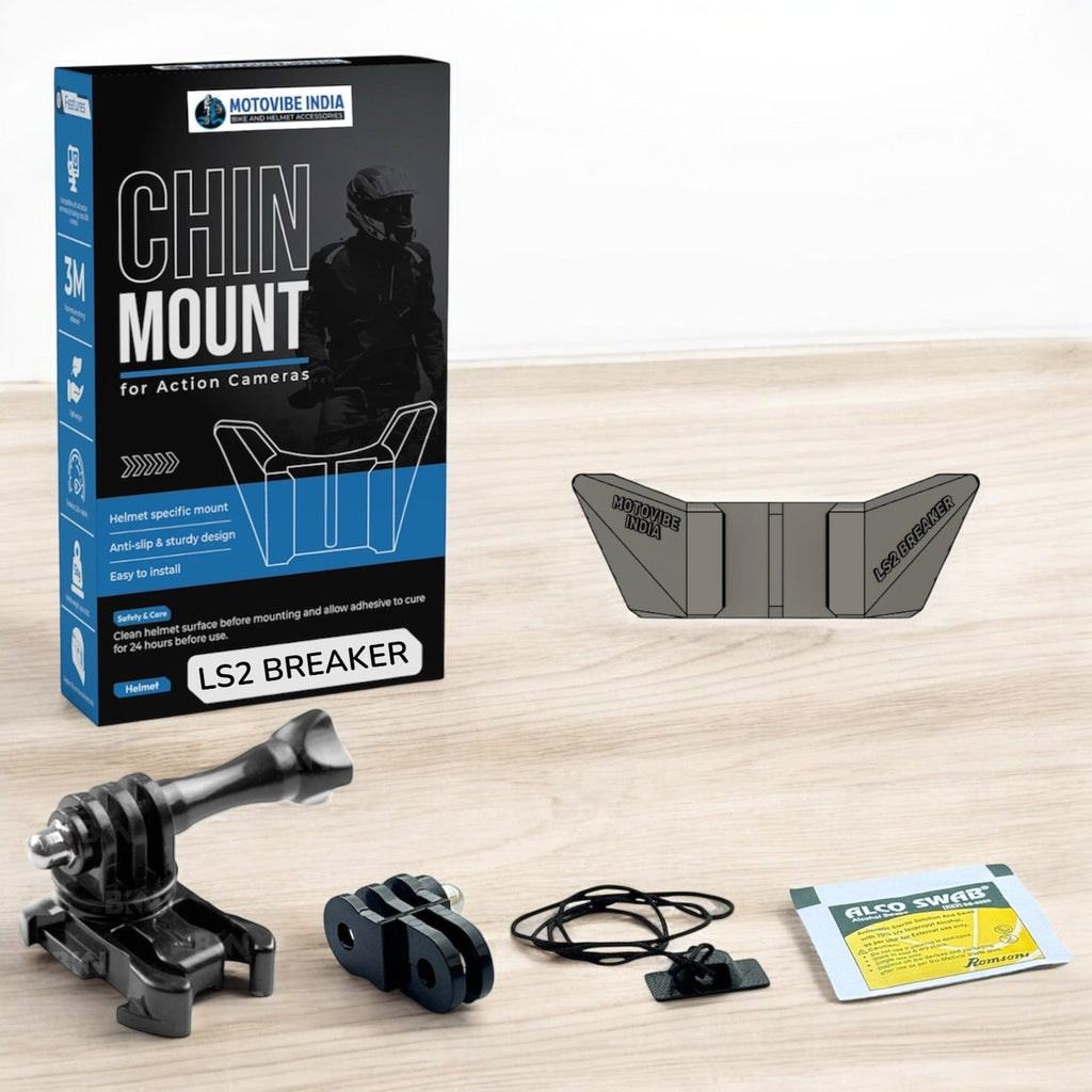 LS2 FF390 Breaker chin mount for GoPro camera