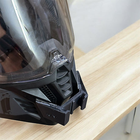 LS2 Pioneer 2 MX436 helmet chin mount installed for GoPro POV footage