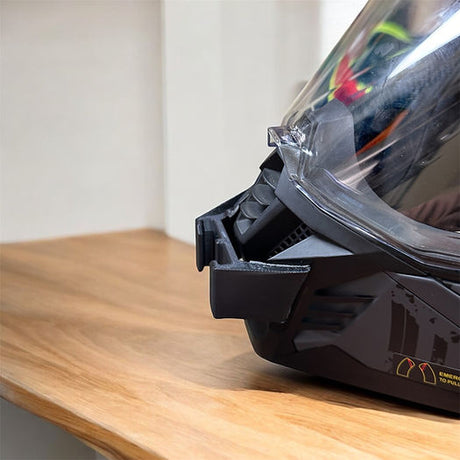 LS2 Pioneer 2 MX436 helmet chin mount installed for GoPro POV footage