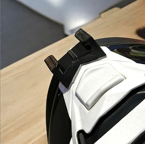 LS2 Storm 1 helmet chin mount installed for GoPro POV riding footage
