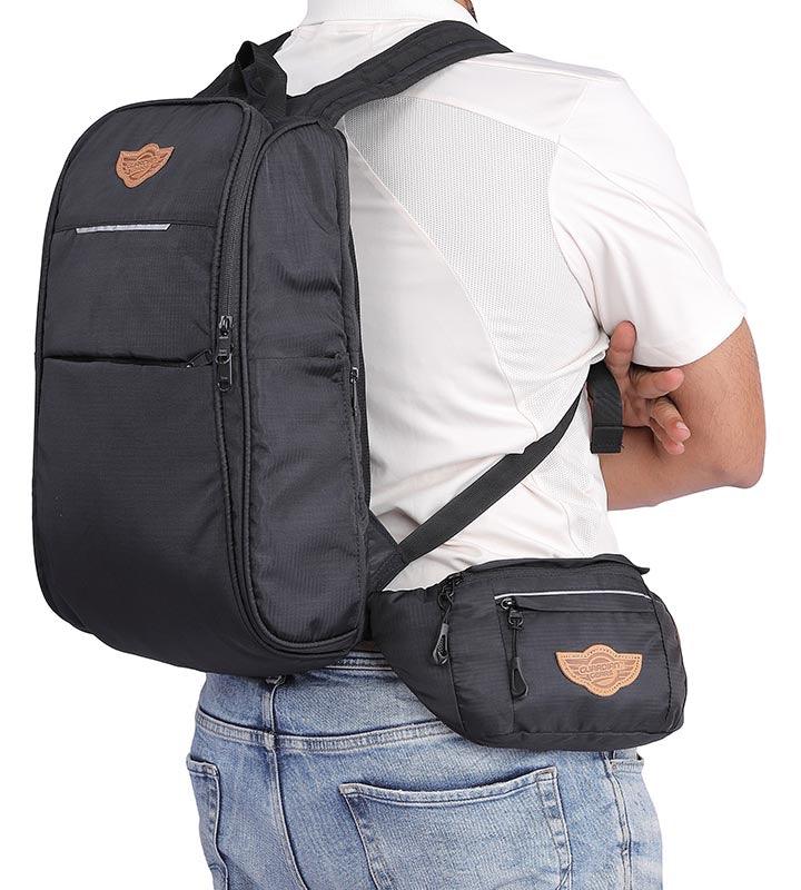 Guardian Gears Robin 30L laptop backpack with waterproof rain cover