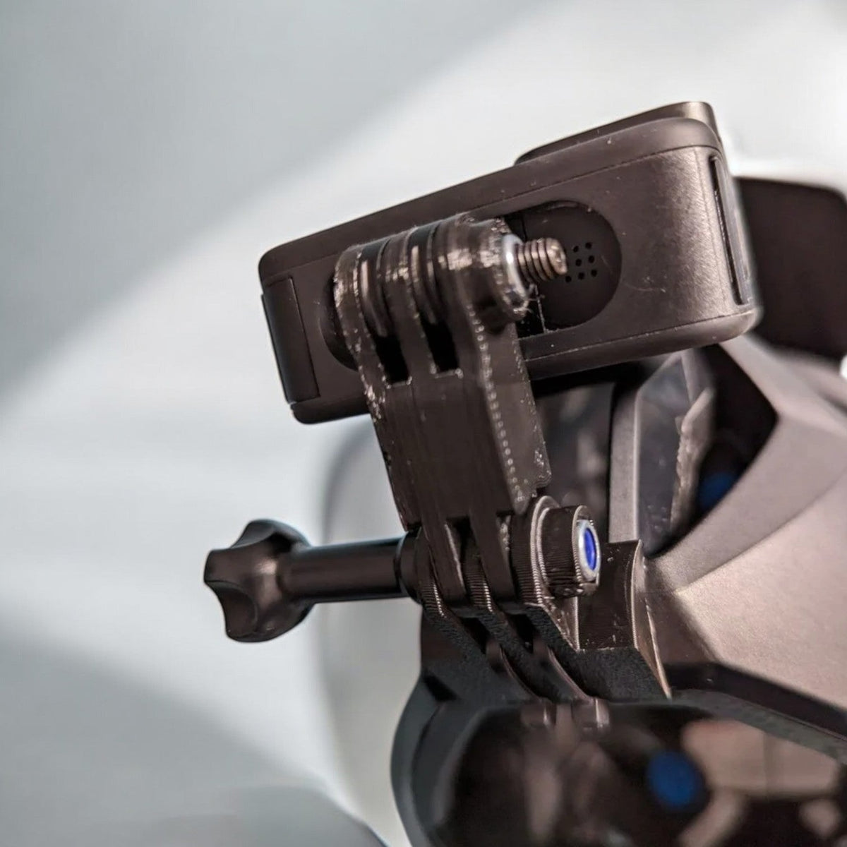 Leatt Enduro 2.0 helmet chin mount installed for GoPro trail riding footage