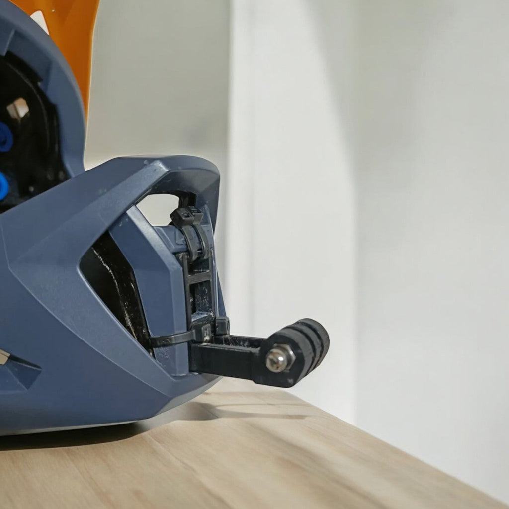 Leatt Enduro 3.0 helmet chin mount installed for GoPro trail riding footage