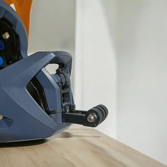 Leatt Enduro 3.0 helmet chin mount installed for GoPro trail riding footage