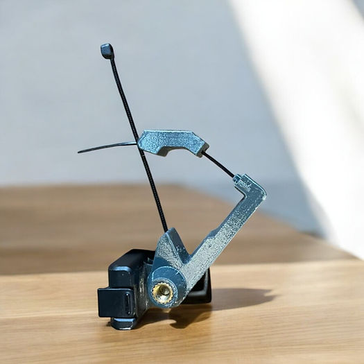 Leatt Gravity 8.0 helmet chin mount installed for GoPro downhill POV footage