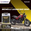CRANK1 Ceramic Rear Brake Pads CRM371 for Benelli Leoncino 500 2017-2020 HH Rated Disc Brake Pads