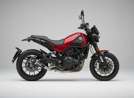 Barrel Outlaw 2.0 slip on exhaust for Benelli Leoncino 500 stainless steel performance motorcycle exhaust