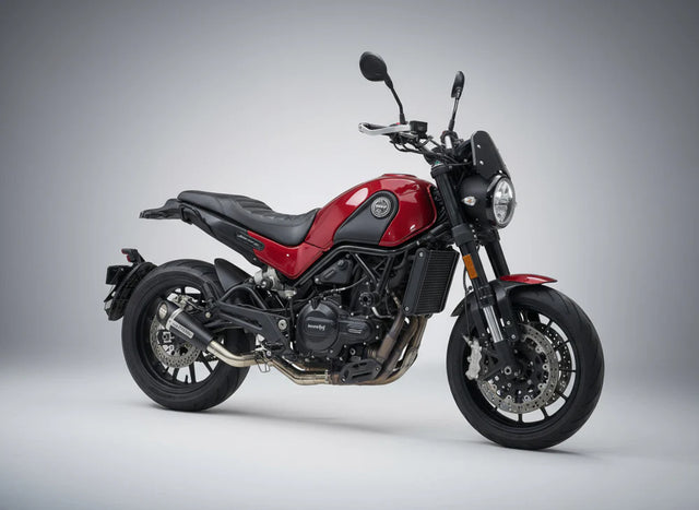 Barrel Outlaw 2.0 slip on exhaust for Benelli Leoncino 500 stainless steel performance motorcycle exhaust
