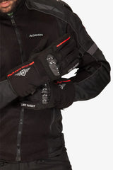 Lone Ranger Dryd V2 Waterproof Riding Gloves Black – Motorcycle Gloves with Knuckle Protection