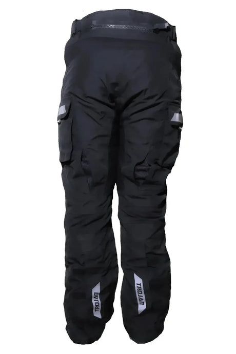 Lone Ranger Trojan Black Cordura Motorcycle Riding Trousers with Level 2 Armor