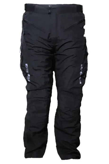 Lone Ranger Trojan Black Cordura Motorcycle Riding Trousers with Level 2 Armor