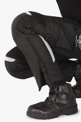 Lone Ranger Trotter Black Motorcycle Riding Trousers with Level 2 Armor and Tailbone Protector