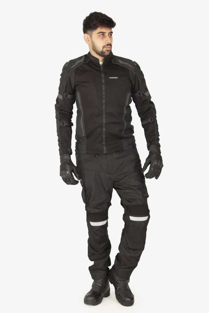 Lone Ranger Viking Leather Motorcycle Riding Gloves with Knox SPS Palm Sliders