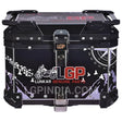 LGP 45L aluminium motorcycle top box with backrest

