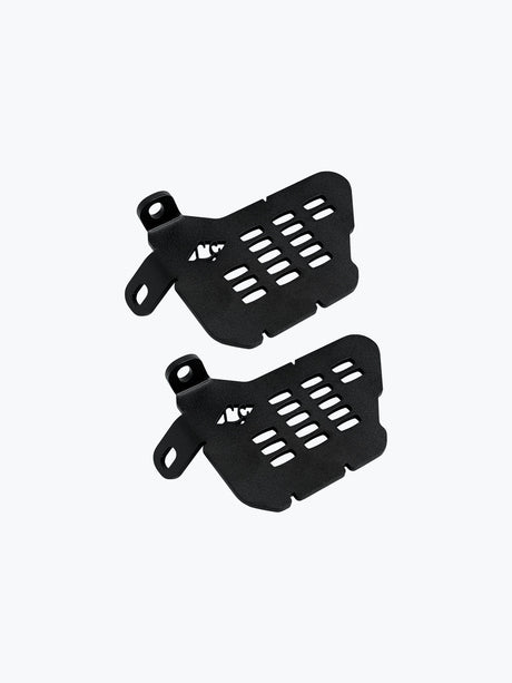 LEGUNDARY Custom bolster pillion footrest for Royal Enfield Guerrilla 450 black rear foot pegs