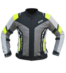 Bison ProGear Masculine V2 grey hi viz riding jacket
