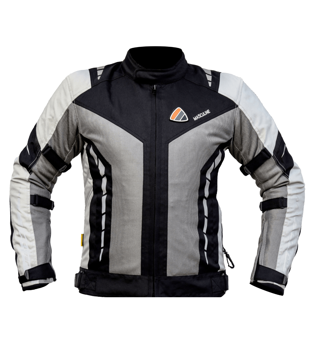 Bison Riding Jacket Bison ProGear MASCULINE V2 Jacket – Black Grey Urban Biker & Riding ...