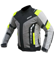 Bison ProGear Masculine V2 grey hi viz riding jacket

